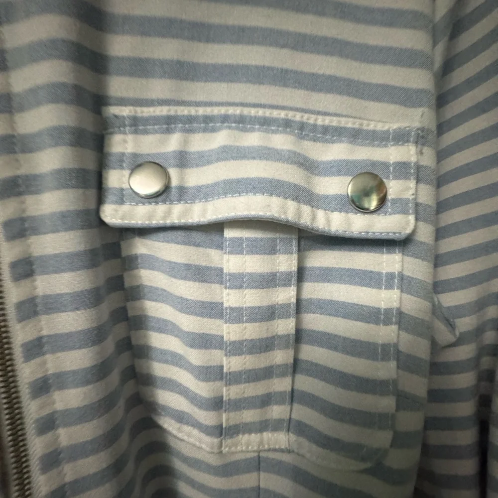 Nautical/Costal Women’s Striped Utility Dress w/ Belt 14 - Picture 6 of 7